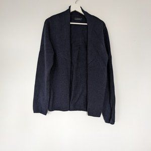 Oak + Fort Navy Cardigan (Size: S)